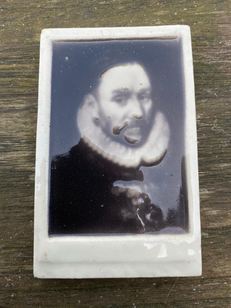 Vintage Tegel St. Nicolaas 1951 - N.O. Ker. Inst., Ophalen of Verzenden, Zo goed als nieuw