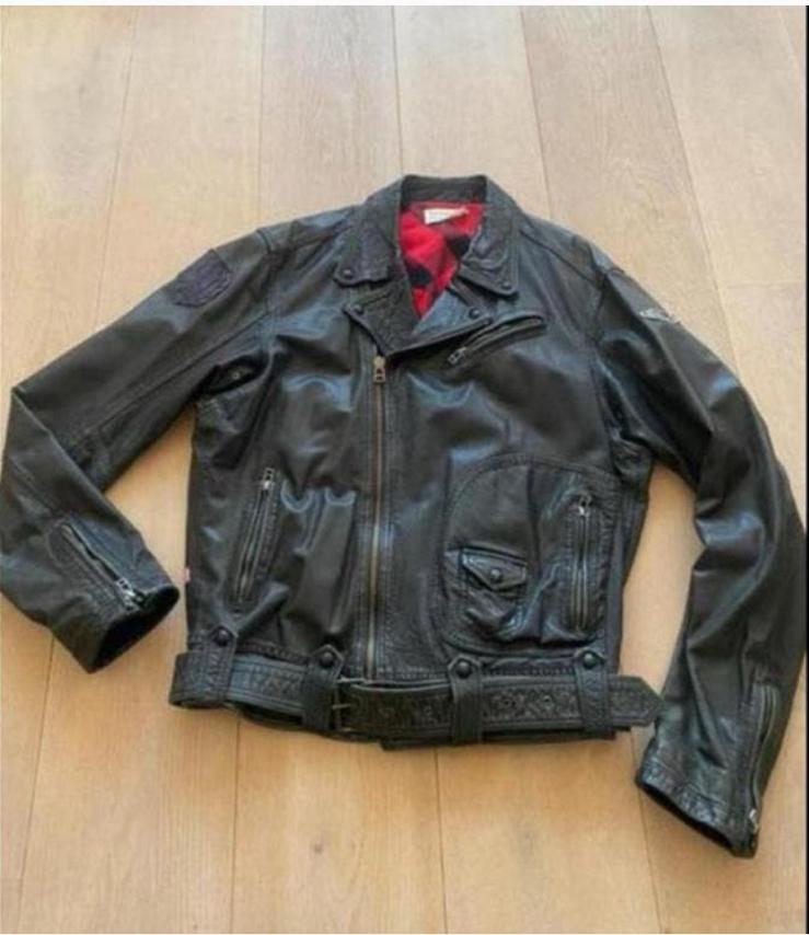 Levi s leren jas xl special edition, Kleding | Heren, Ophalen of Verzenden, Zo goed als nieuw, Maat 56/58 (XL), Zwart