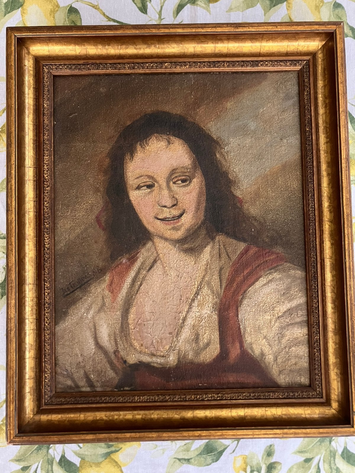 Olieverf op doek zigeunermeisje Frans Hals, Ophalen of Verzenden