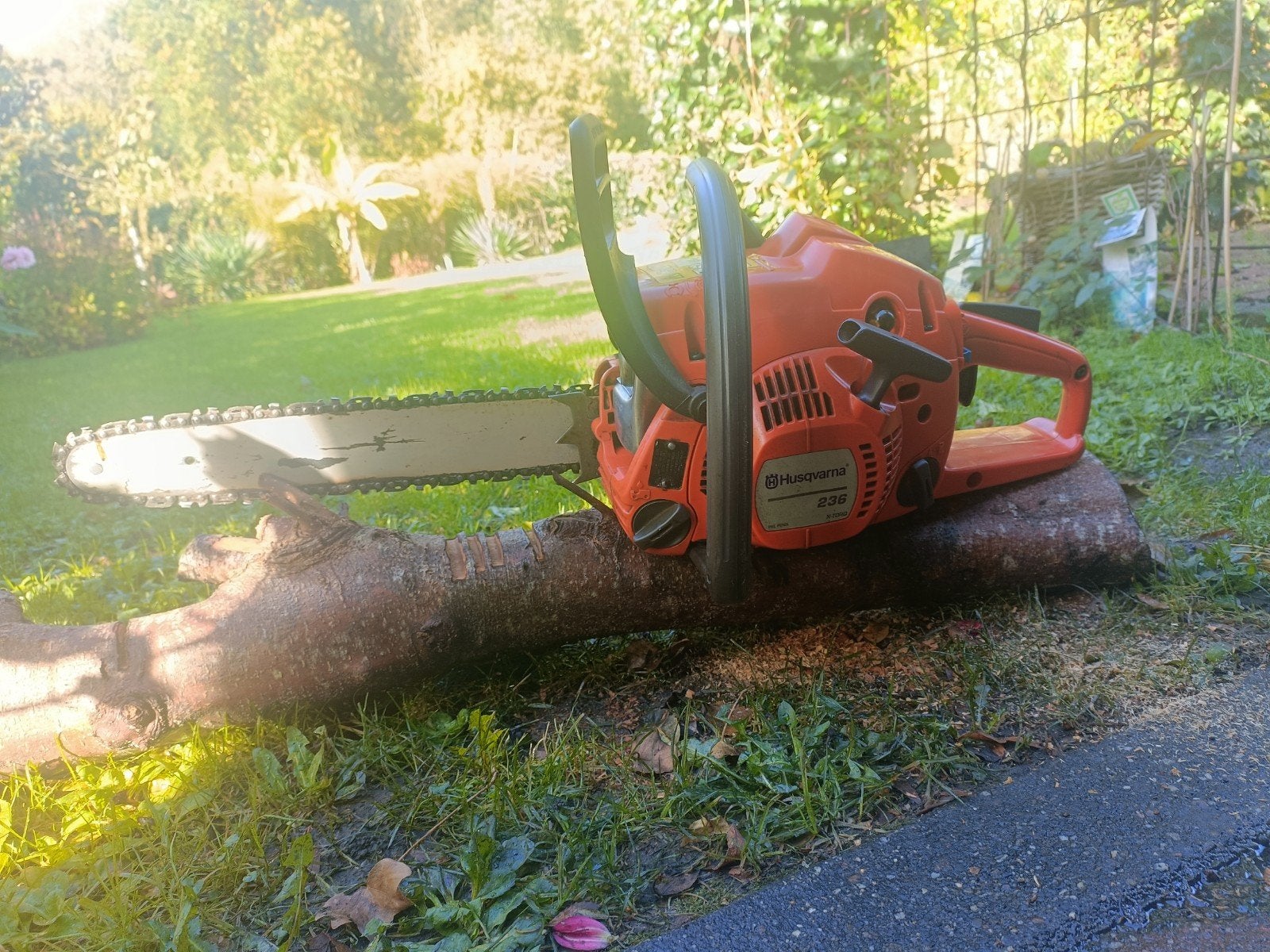 Husqvarna 236 Kettingzaag - Volledig onderhouden, Gebruikt, 70 mm of meer, Kettingzaag, Ophalen of Verzenden