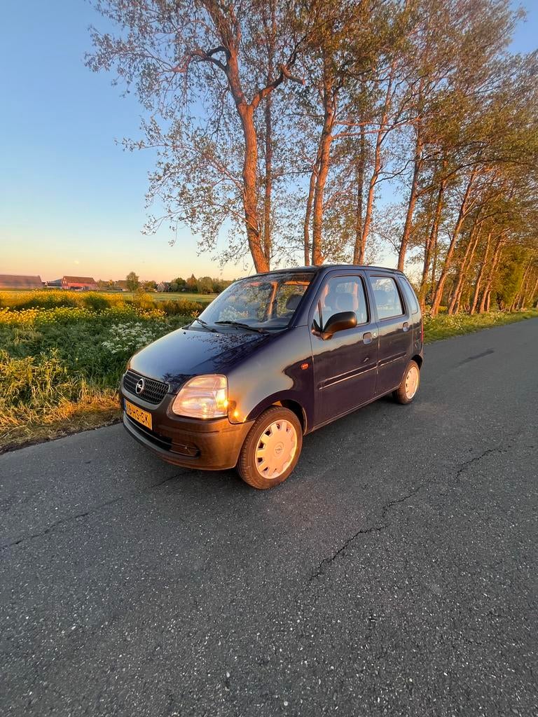 Opel Agila 1.0 I 12V 2001 Blauw, Ophalen of Verzenden