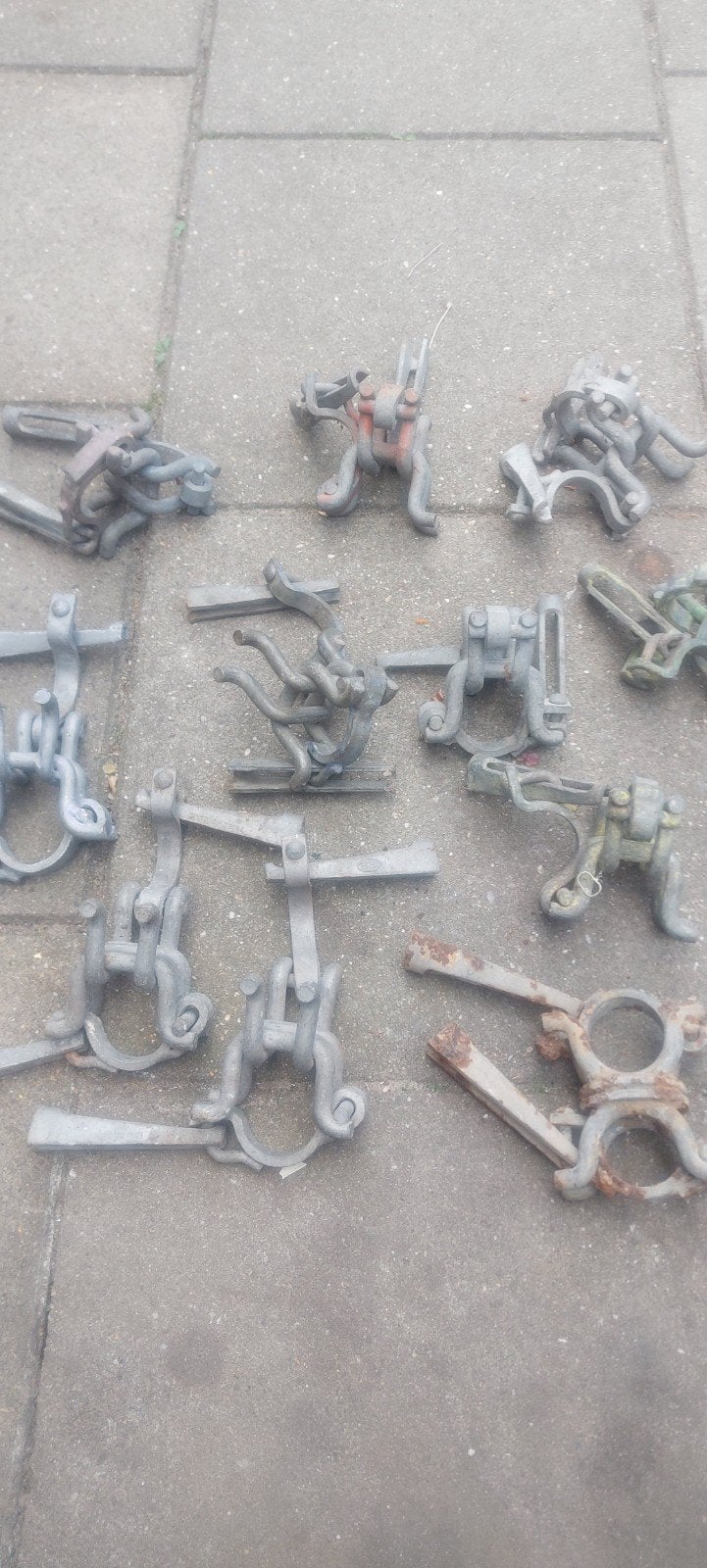 Steigerklemmen voor diverse steigerconstructies, Doe-het-zelf en Verbouw, Steigers, Ophalen of Verzenden, Gebruikt, Overige typen