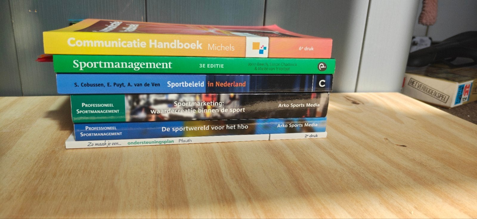 Diverse HBO studieboeken: Sport, Communicatie & Meer, Gelezen, Diverse auteurs, Gamma, HBO