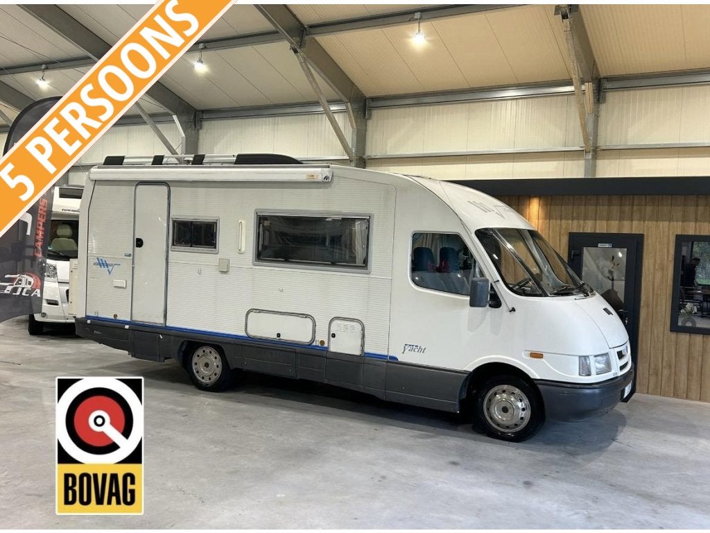Mobilvetta EuroYacht 170LX Hefbed Iveco 2.5TDI, Luifel, 6 tot 7 meter, Bedrijf, L-zit