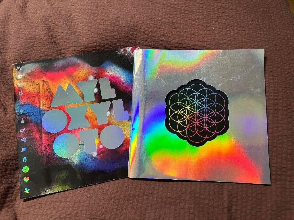 Coldplay tour book / tour boeken: Mylo Xyloto en AHFOD, Twee personen, Augustus