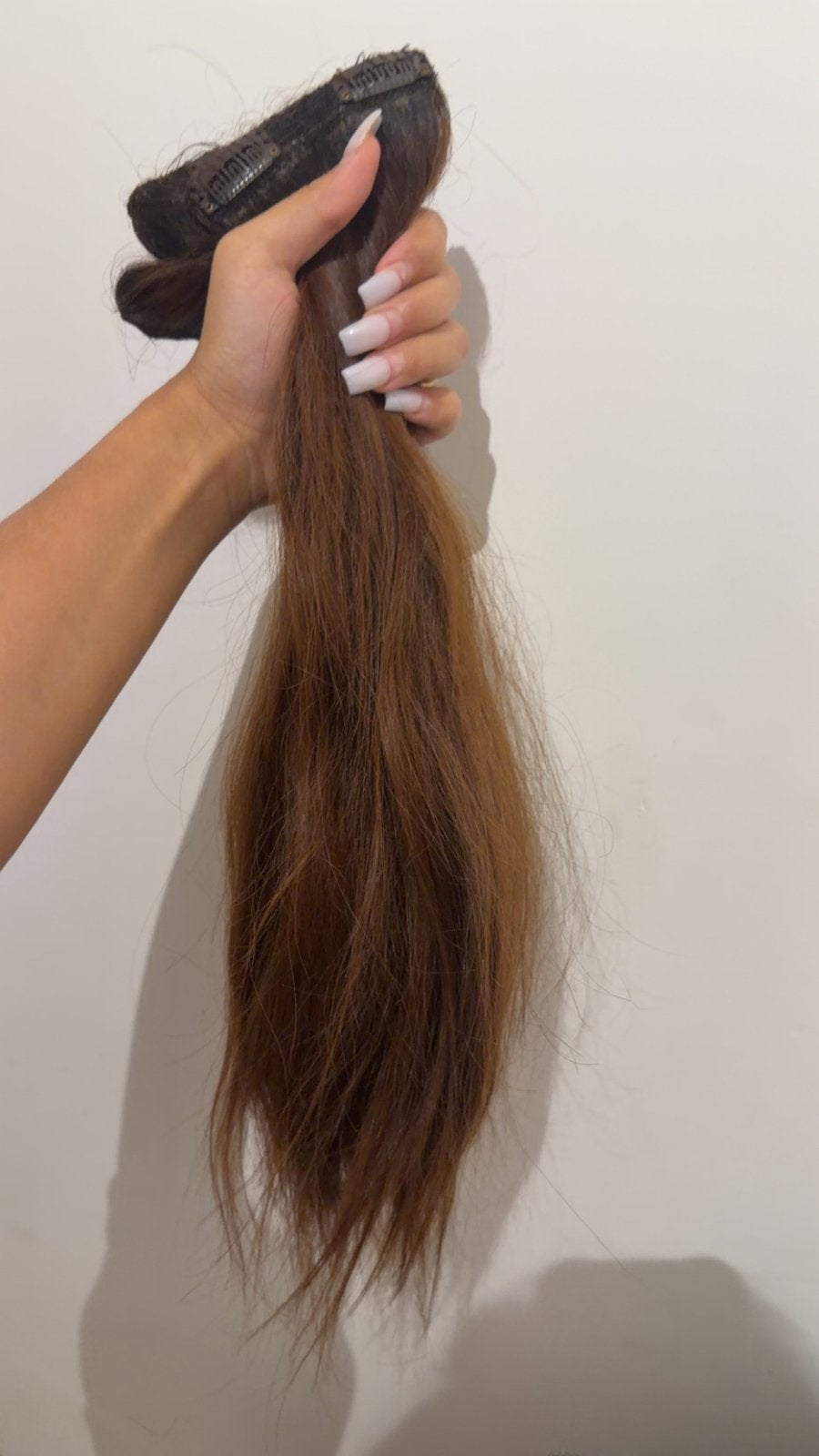 Haarverlenging - Clip-in extensions, Sieraden, Tassen en Uiterlijk, Uiterlijk | Haarverzorging, Ophalen of Verzenden, Gebruikt