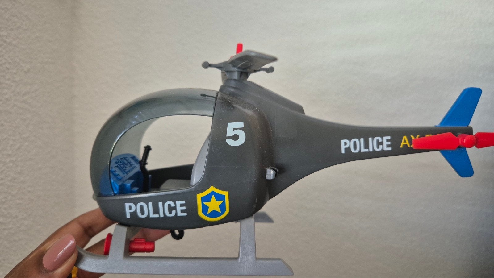 Playmobil Politiehelikopter - City Action, Ophalen of Verzenden, Zo goed als nieuw, City action, Voertuig