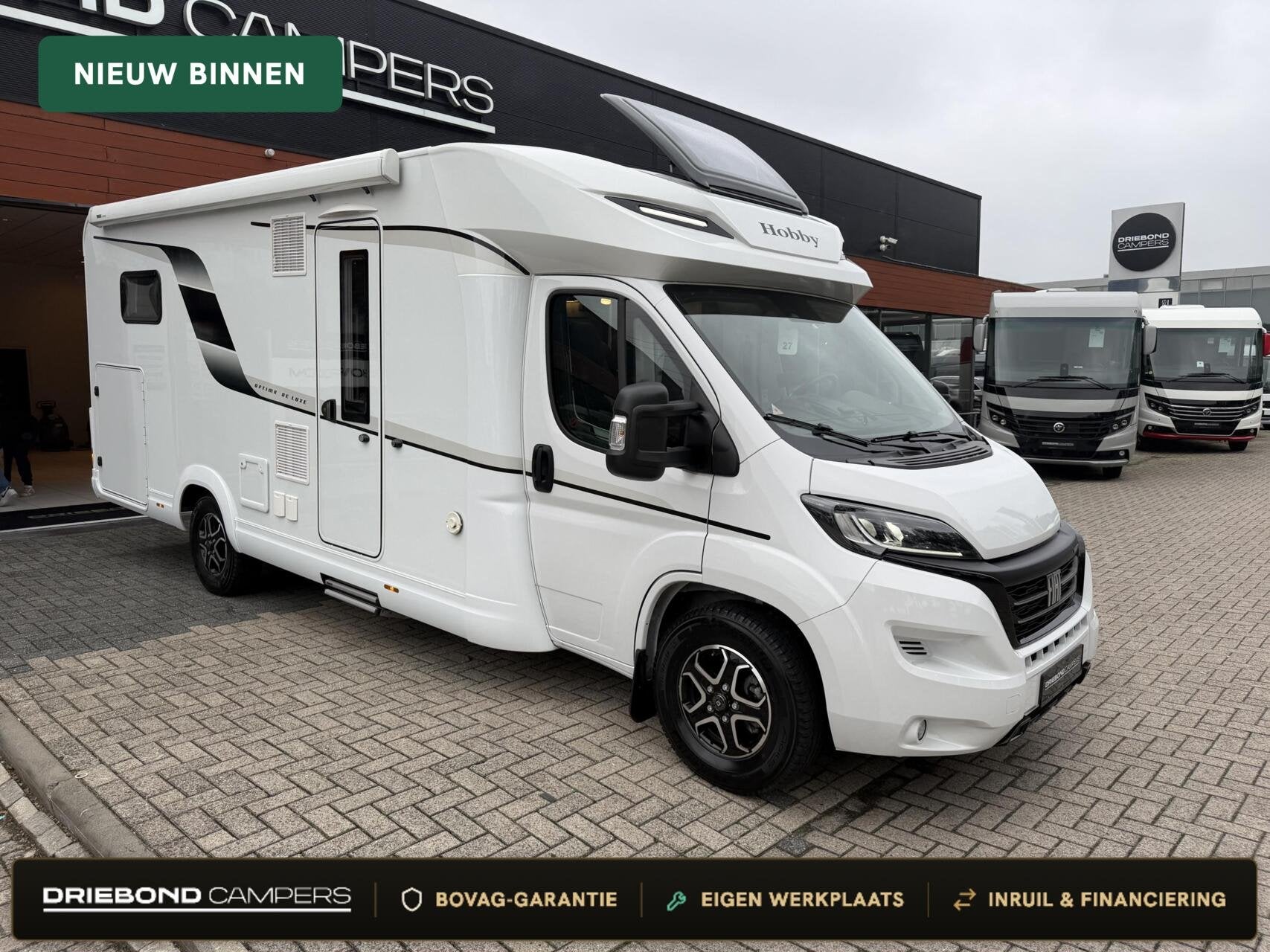 Hobby T70 GE 9-T Automaat Enkele Bedden EP-Level 2X Airco Zo, Caravans en Kamperen, Automaat, Hobby, 7 tot 8 meter, Bedrijf
