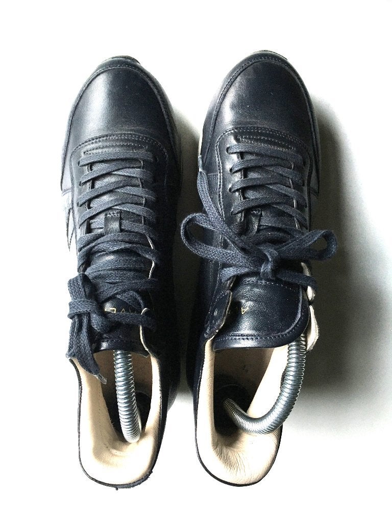 Nachtblauwe Leren Sneakers van Avenue | maat 39, Blauw, Ophalen of Verzenden, Sneakers of Gympen, Zo goed als nieuw