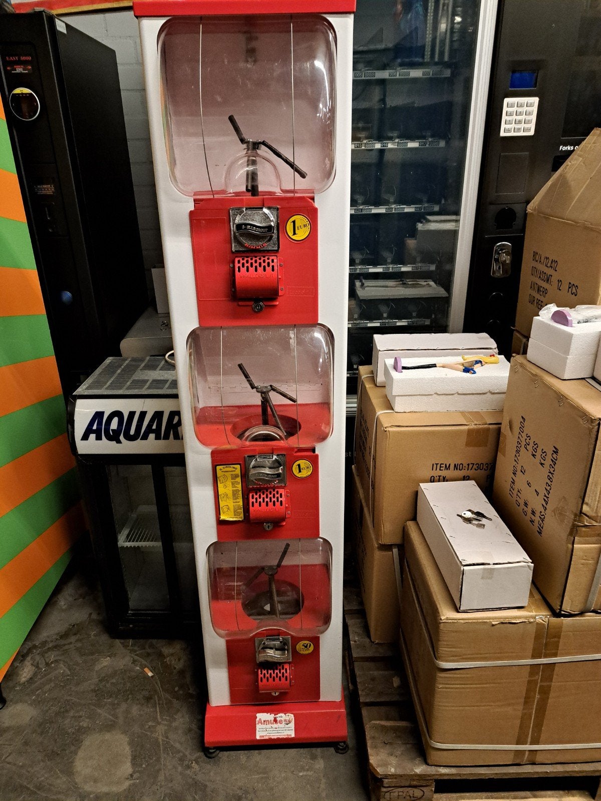 capsule automaat Totem 3-laags, Ophalen