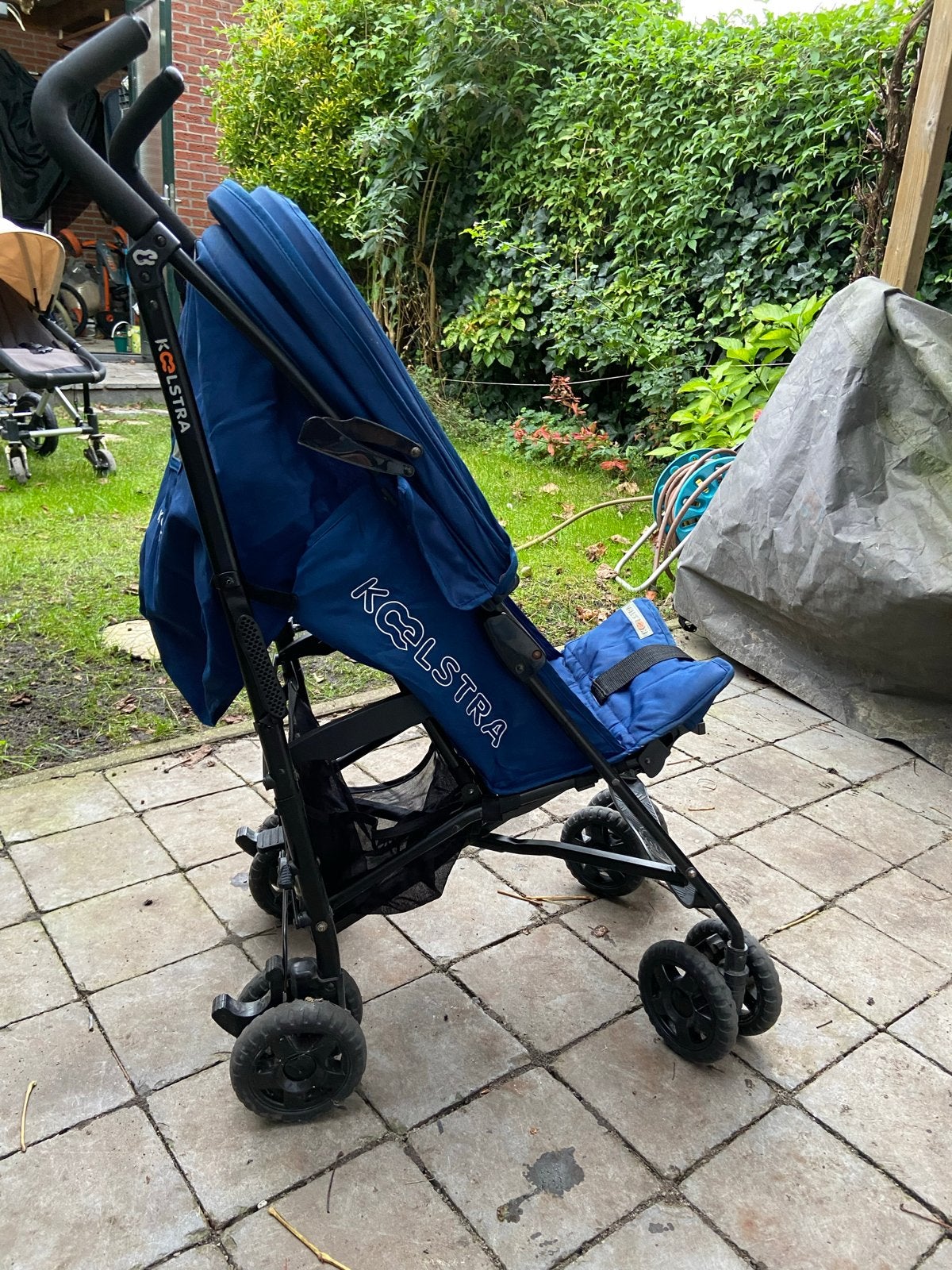 Koelstra Buggy - Blauw, Compact en Handig, Ophalen of Verzenden, Gebruikt, Koelstra, Verstelbare rugleuning