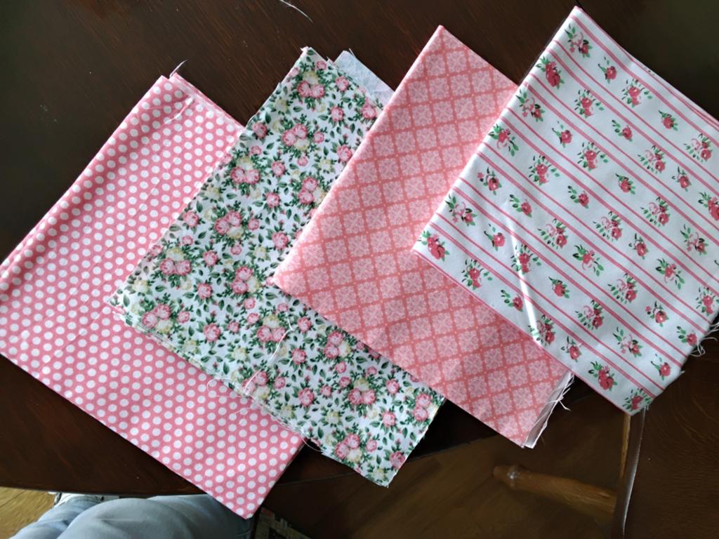 5 Lapjes stof. Bv. Quilten, 120 cm of meer, Ophalen of Verzenden, Zo goed als nieuw, Katoen
