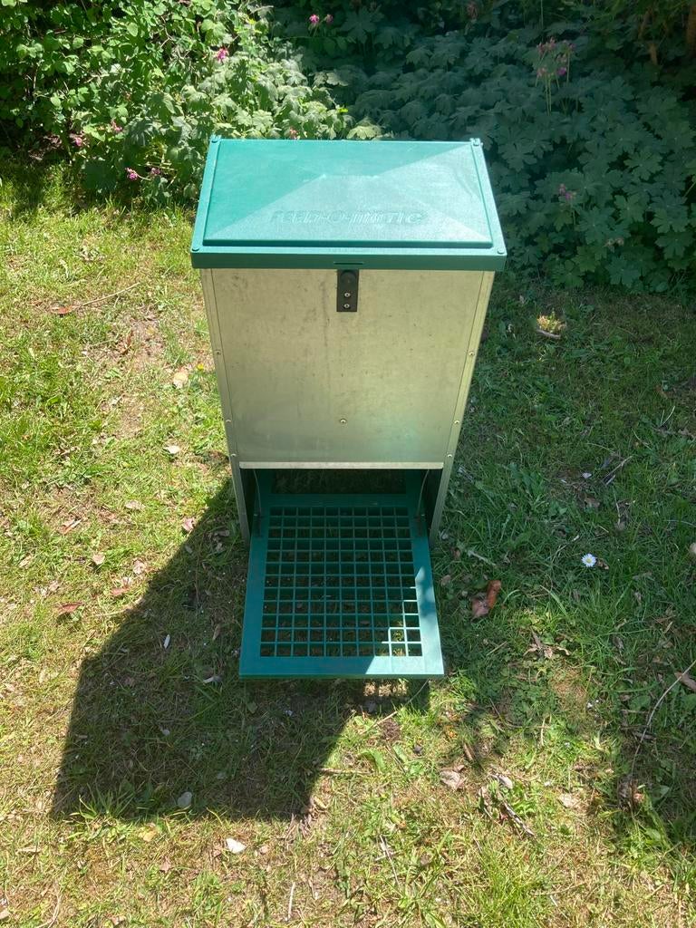 Feed o matic feed-o-matic 20 kg voerbak kip pluimvee, Dieren en Toebehoren, Ophalen of Verzenden, Drinken en Voederen