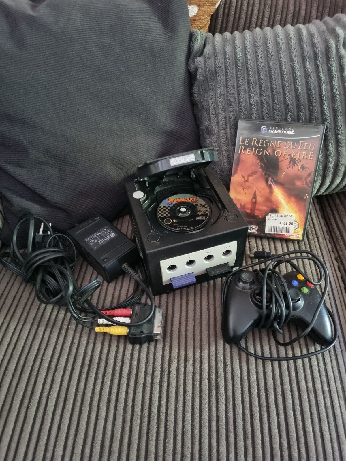 Nintendo GameCube met Mario Kart en Reign of Fire, Ophalen of Verzenden