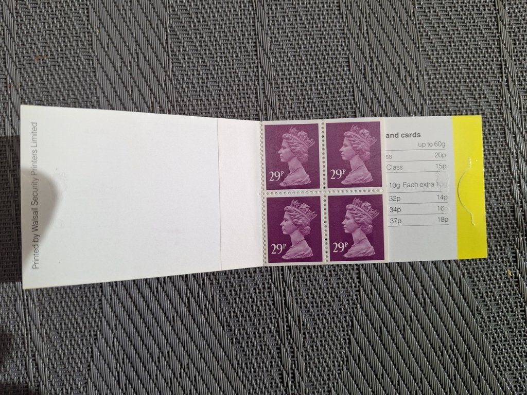 postzegelboekje engeland hb 0-110 E 1, Verzenden, Postfris