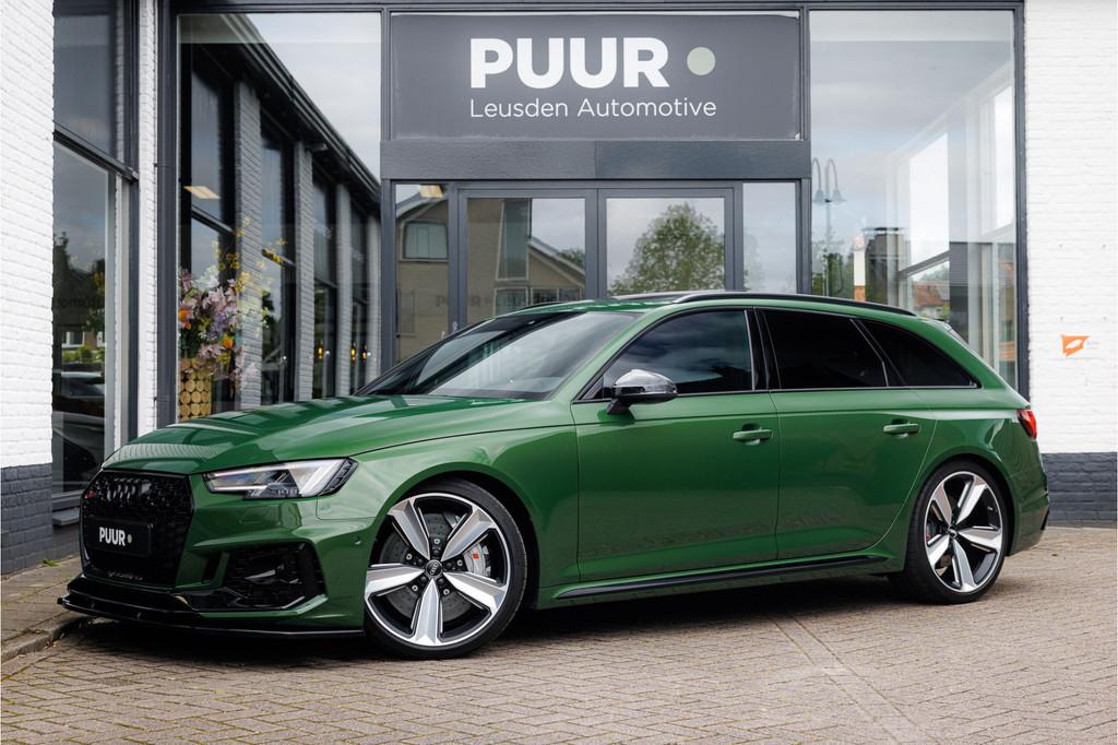 Audi RS4 2.9 TFSI Quattro ''Audi Exclusive Sonoma Green'' Ke, Auto's, Audi, Automaat, Gebruikt, 1715 kg, Automatische klimaatregeling