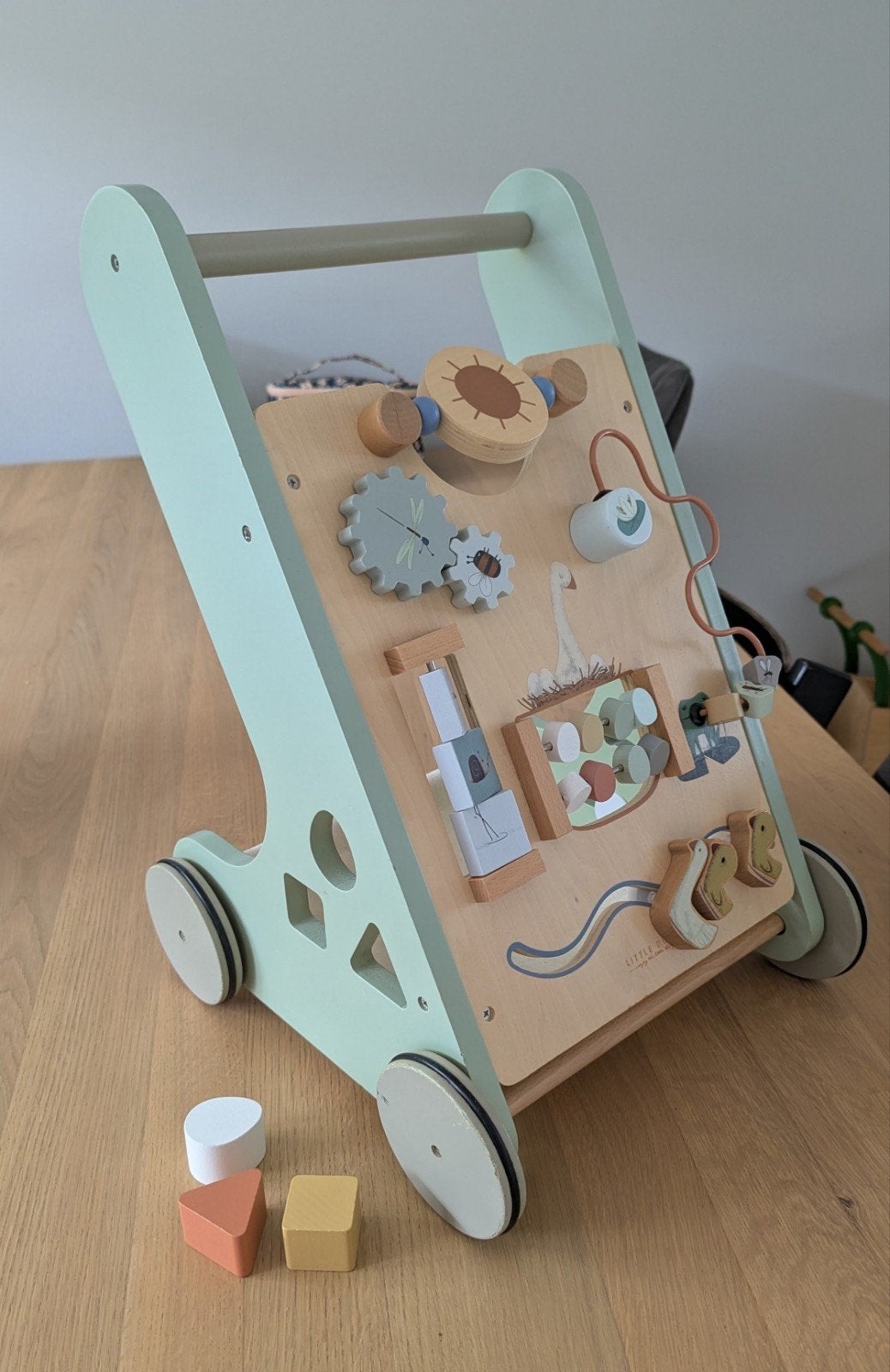 Little Dutch loopwagen met activiteiten bord gansjes, Ophalen, Zo goed als nieuw, Duw- of Trekspeelgoed