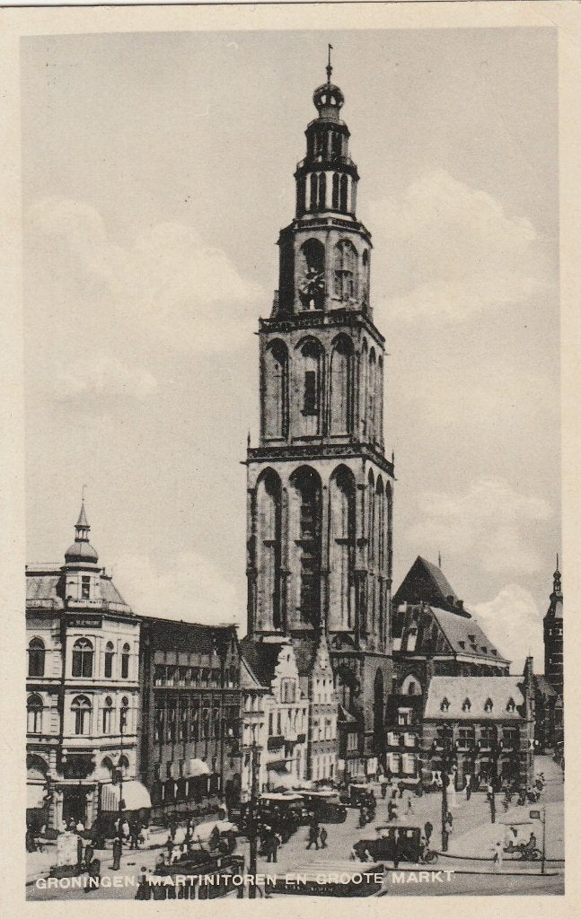 groningen- groote markt, Ophalen of Verzenden, Voor 1920, Groningen