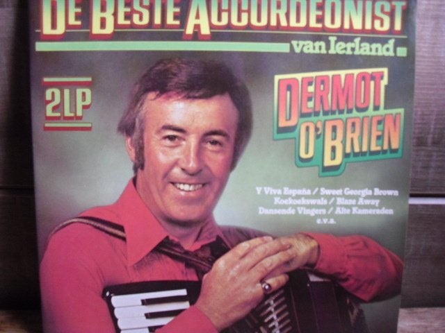 Dermot O`Brien "De Beste Accordeonist van Ierland" dblLP, Beschermende buitenhoes, Ophalen of Verzenden, Zo goed als nieuw, 12 inch