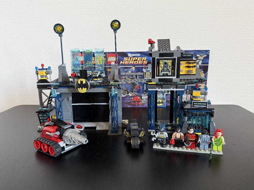 Lego 6860 Super Heroes Batcave, Lego, Ophalen of Verzenden, Zo goed als nieuw, Compleet