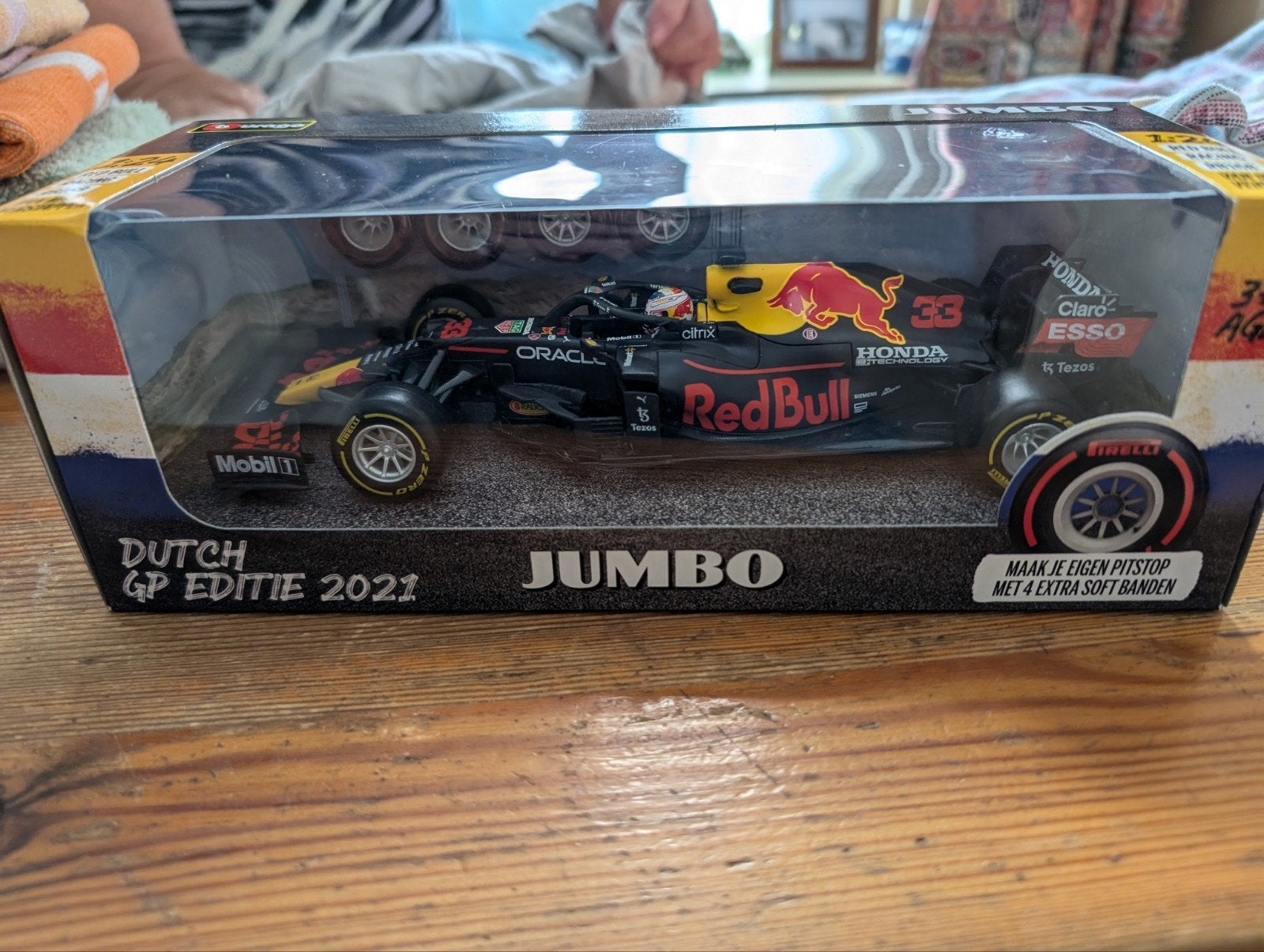 Red Bull raceauto Max Verstappen, Ophalen of Verzenden, Nieuw, Auto, Bburago