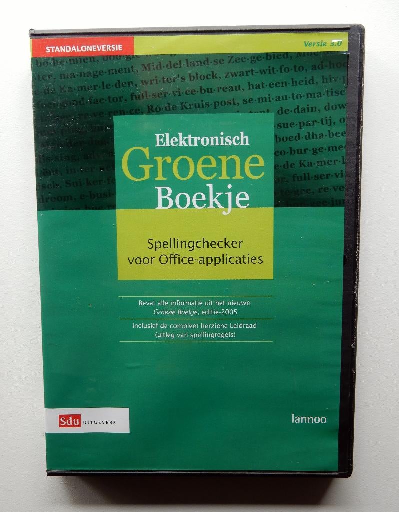 Electronisch Groene Boekje 3.0 editie 2005, Computers en Software, Educatie- en Cursussoftware, Zo goed als nieuw, Taalcursus