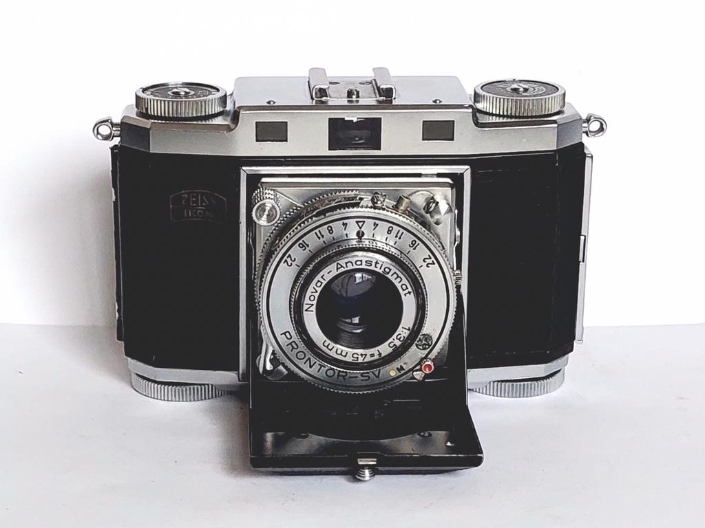 Zeiss Ikon Contina II, kleinbeeld klapcamera, Audio, Tv en Foto, Fotocamera's Analoog, Ophalen of Verzenden, Gebruikt, Compact