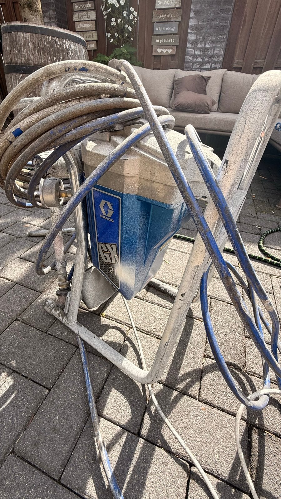 Graco GX 21 Verfspuit - Professionele Airless Spuit, Doe-het-zelf en Verbouw, Schildersmaterialen, Ophalen of Verzenden, Gebruikt