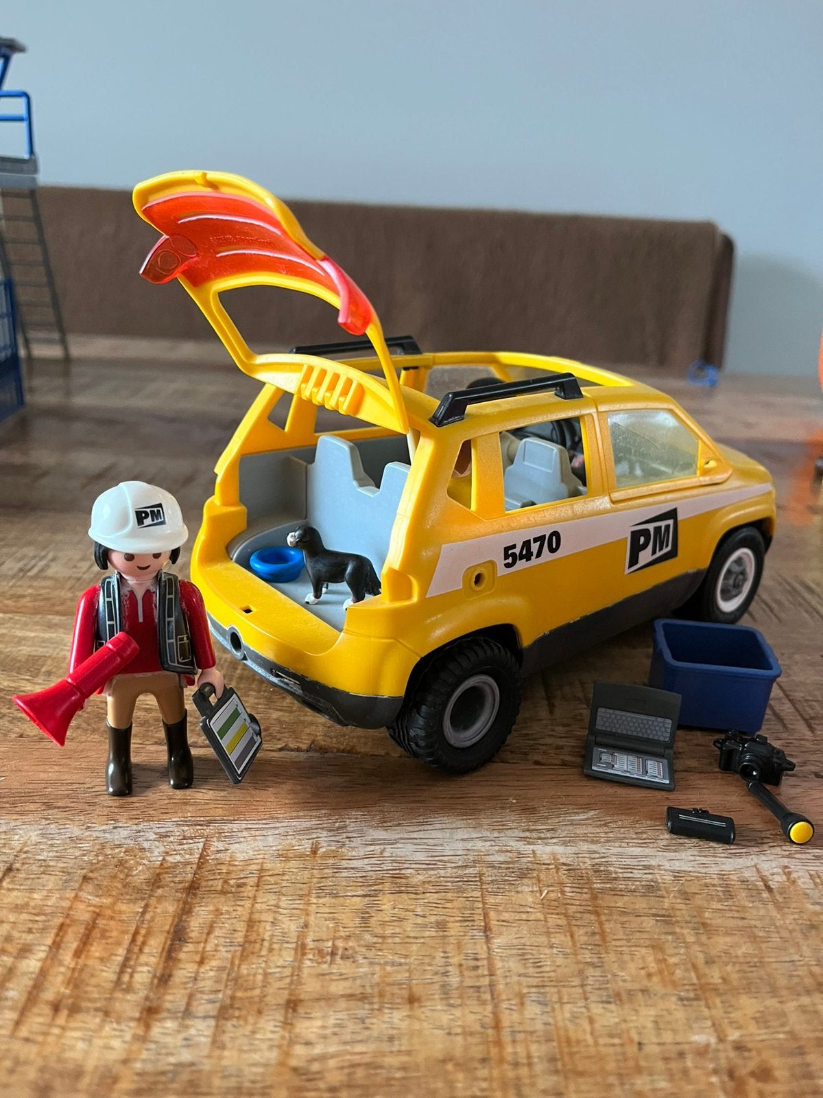 Playmobil set 5470 – Bouwleidervoertuig, Kinderen en Baby's, Speelgoed | Playmobil, Ophalen of Verzenden, Gebruikt, Complete set