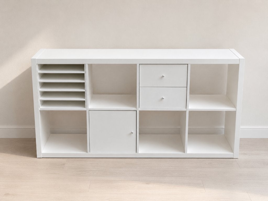 IKEA KALLAX kast wit – zo goed als nieuw, Huis en Inrichting, Kasten | Boekenkasten, Zo goed als nieuw, 100 tot 150 cm, Minder dan 100 cm