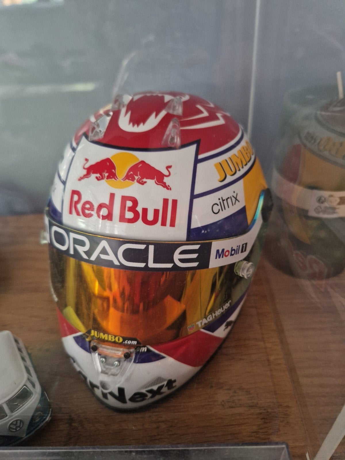 Max Verstappen Red Bull Racing F1 Helm Miniatuur, Verzamelen, Automerken, Motoren en Formule 1, Ophalen of Verzenden, Zo goed als nieuw