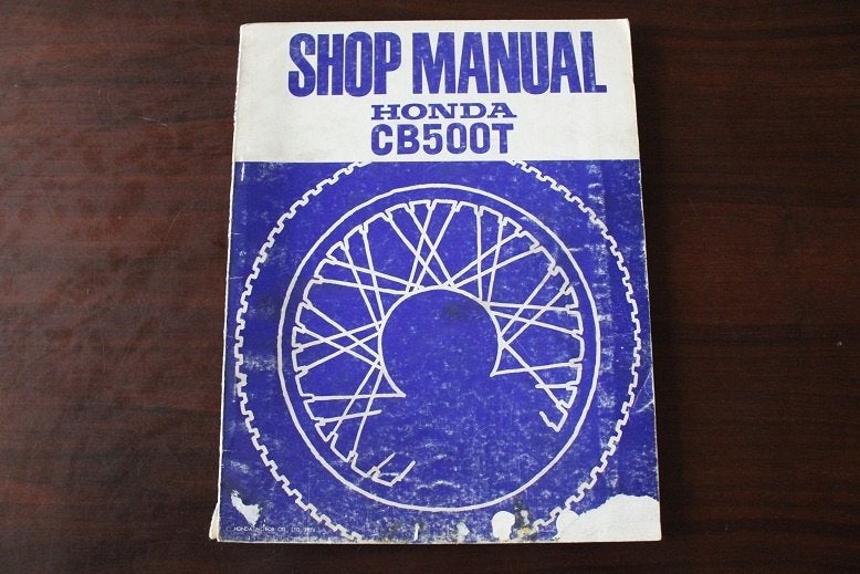 Honda CB500T 1974 motorcycle shop manual CB500 twin, Ophalen of Verzenden, Honda