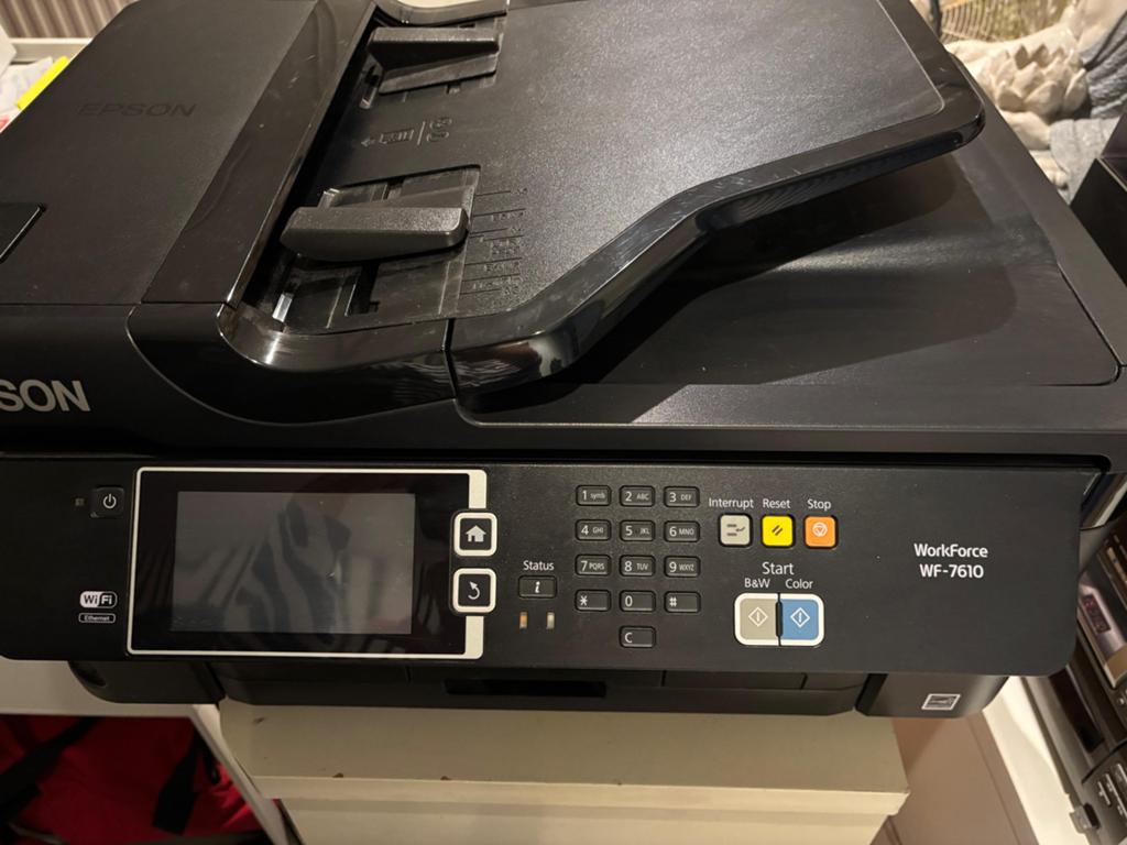 Epson WorkForce WF-7610 All-in-One Printer, Computers en Software, Printers, Faxen, Inkjetprinter, All-in-one, Ophalen of Verzenden