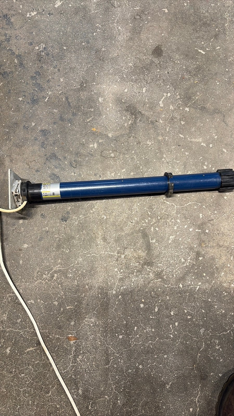 Zonnescherm motor, Ophalen of Verzenden, Zo goed als nieuw, Wit