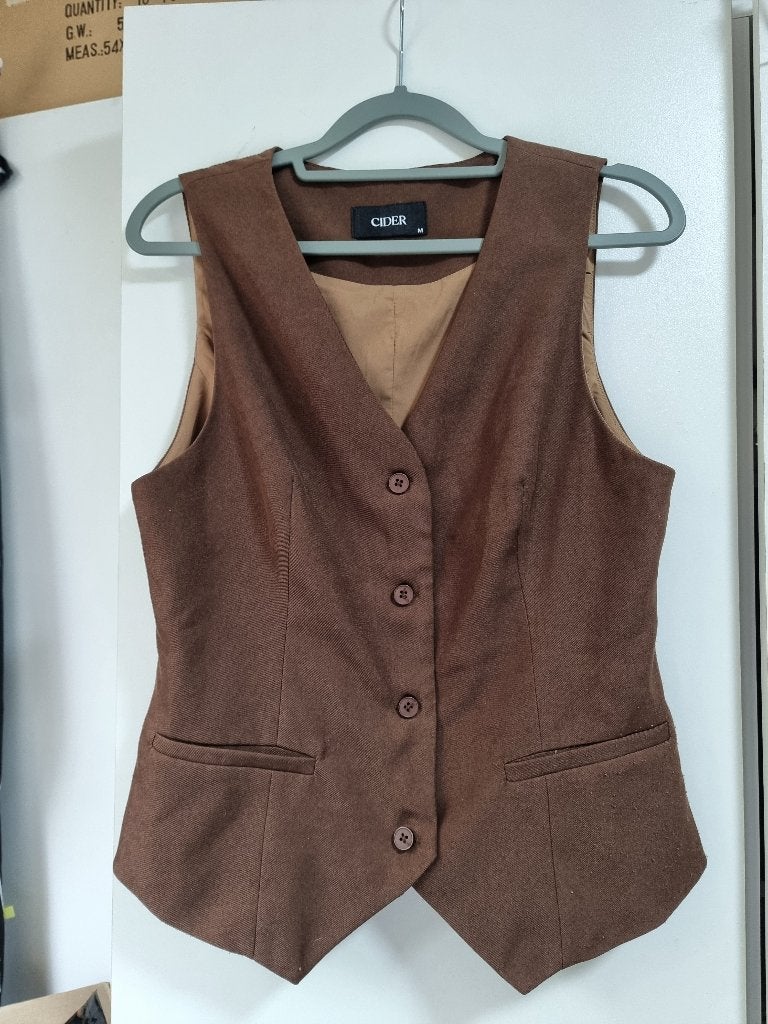 Cider - Bruine Gilet, Maat 38/40 (M), Bruin, Verzenden, Gedragen