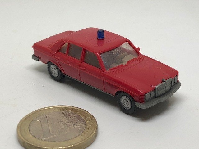 Brandweer Mercedes 240 D (W123), Wiking, Ophalen of Verzenden, Gebruikt, Auto, Wiking