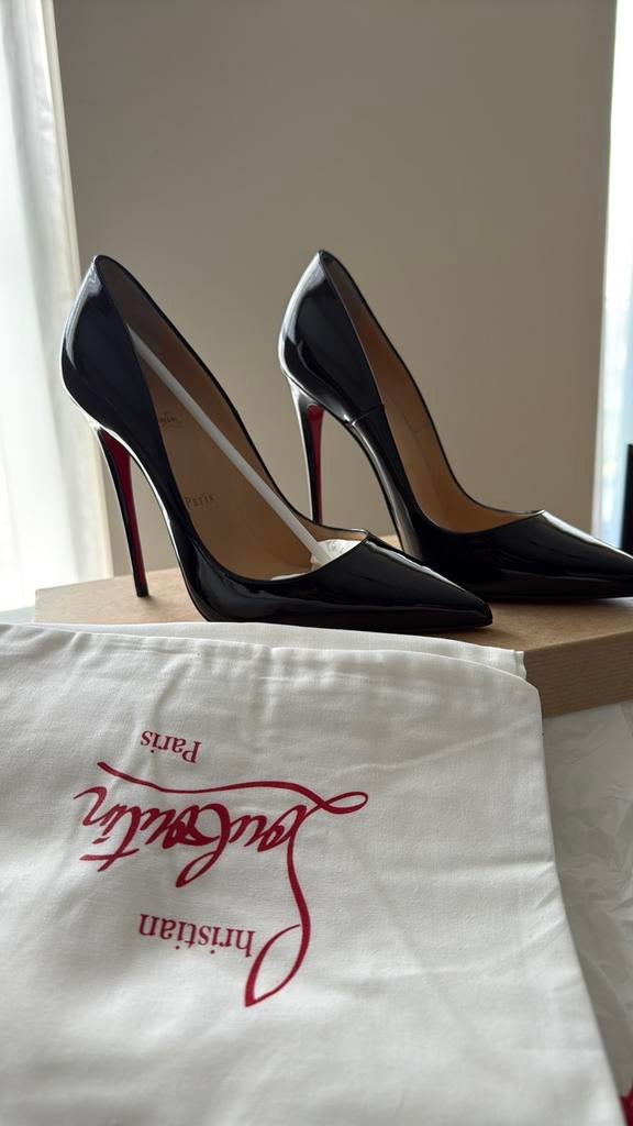 Christian Louboutin Origineel, Pumps, Verzenden, Zwart, Nieuw