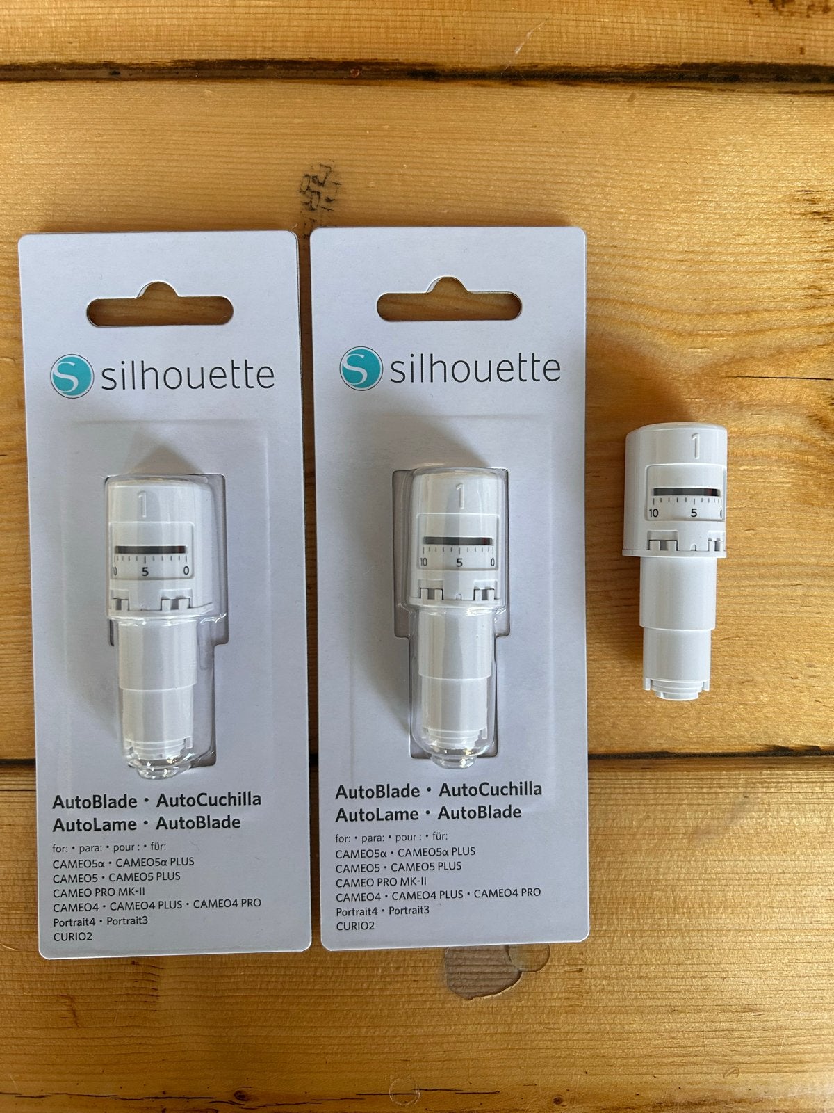 3x Silhouette AutoBlade snijmesjes voor Cameo en Portrait, Geschikt voor snijden, Overige thema's, Gereedschap of Toebehoren, Nieuw