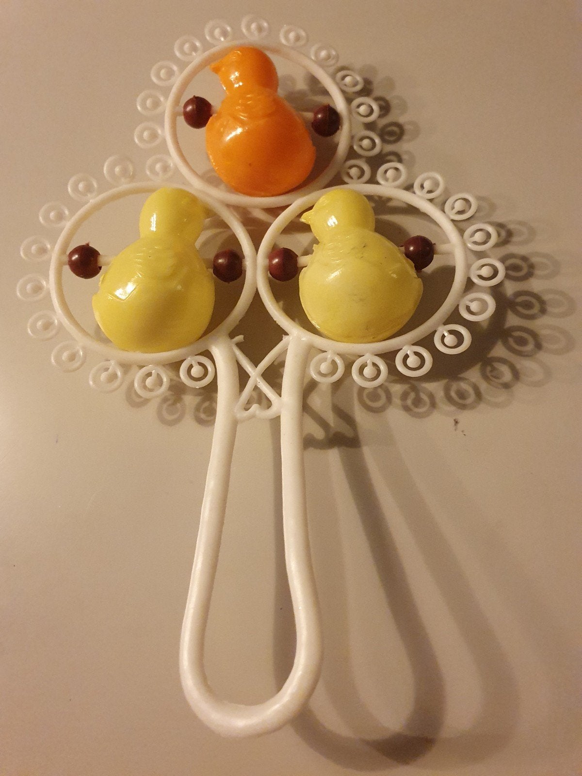 Baby rammelaar,  plastic,  jaren 50, Antiek en Kunst, Antiek | Speelgoed, Ophalen of Verzenden