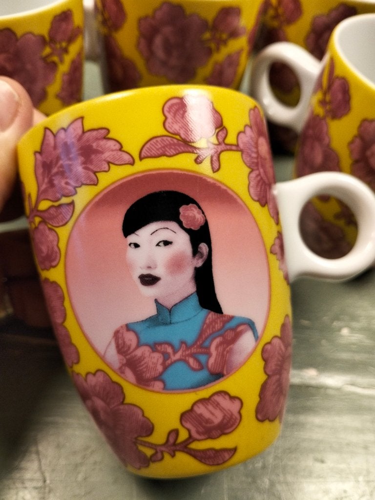 Thee of koffie bekers, Nieuw, Overige stijlen, Porselein, Mok