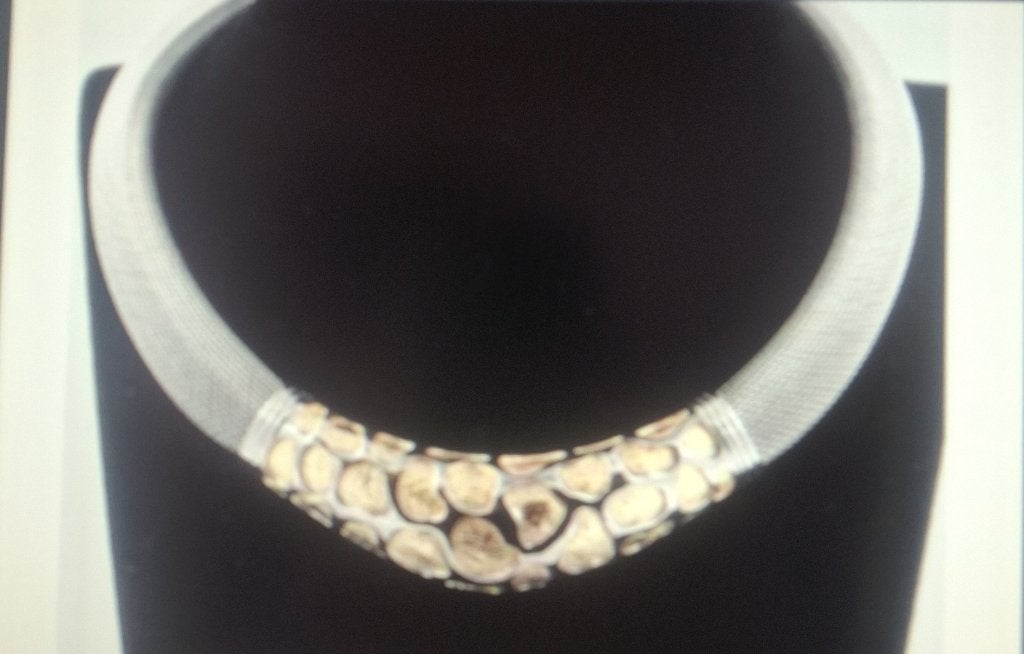 Vintage Halsketting  Christian Dior (1970/80), Sieraden, Tassen en Uiterlijk, Ophalen of Verzenden, Zo goed als nieuw, Zilver