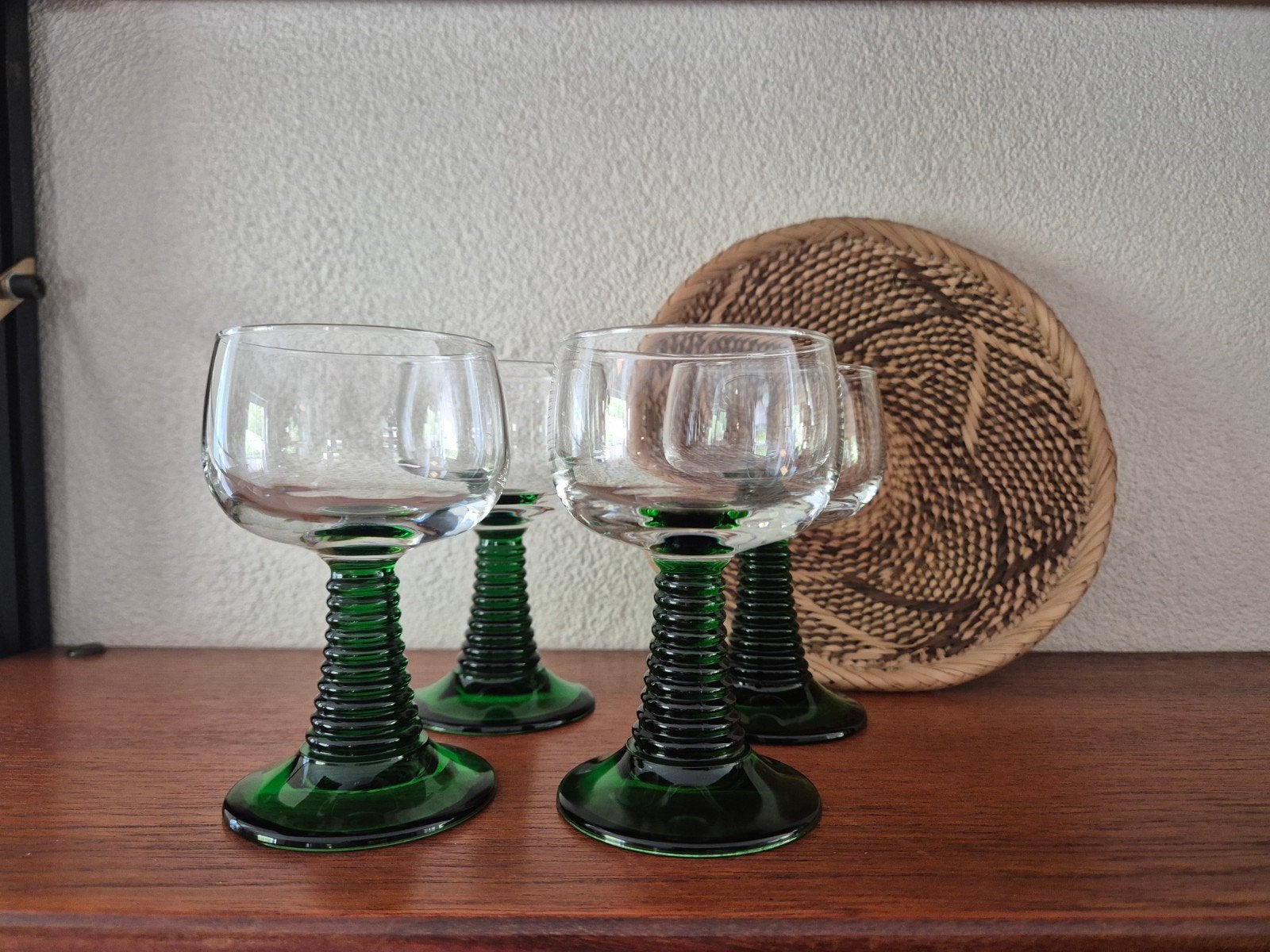 Vintage Luminarc Roemer/ retro (wijn)glaasjes – set van 4, Verzamelen, Ophalen of Verzenden, Zo goed als nieuw, Overige typen
