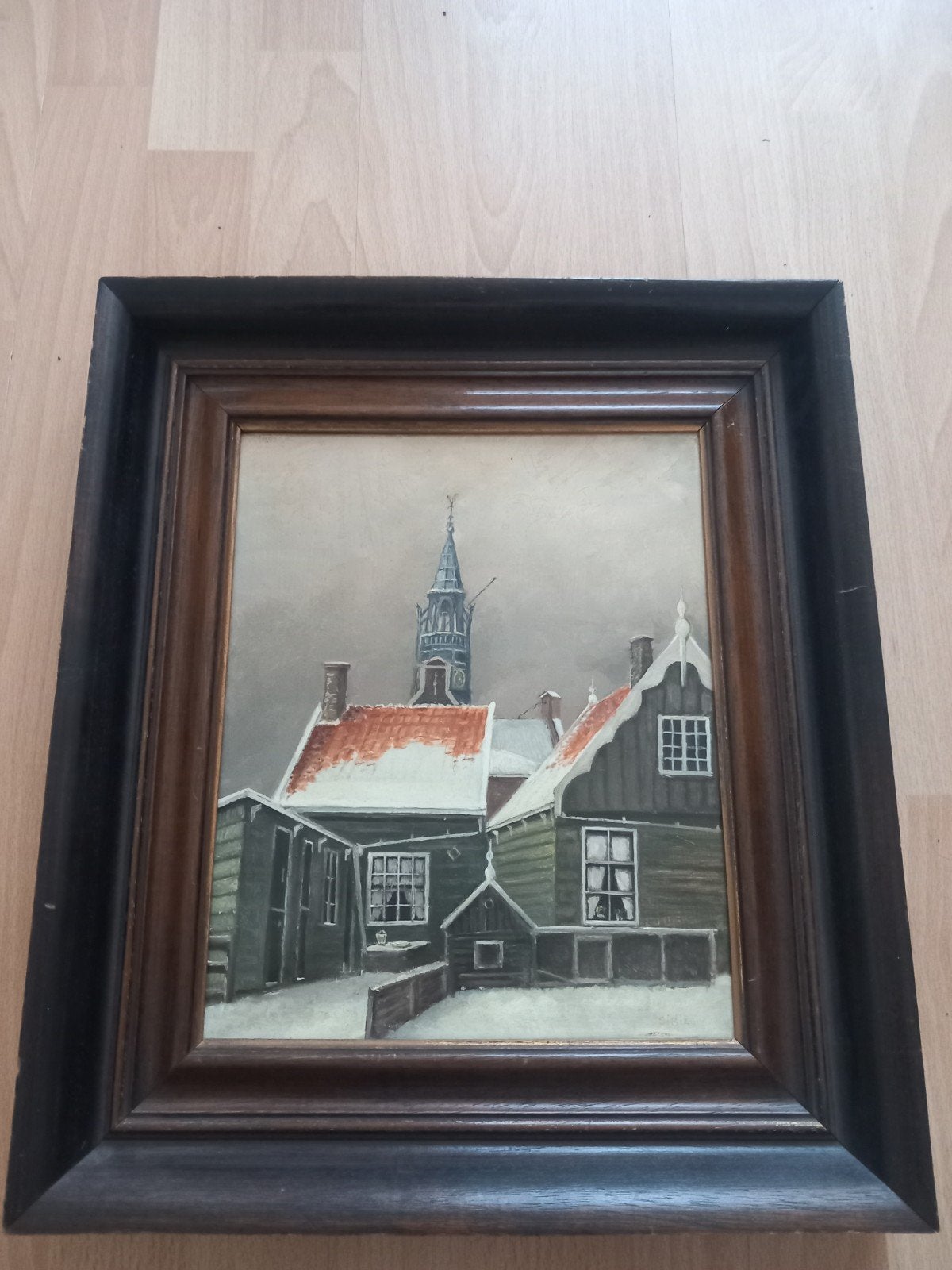 Schilderij met lijst, Ophalen of Verzenden
