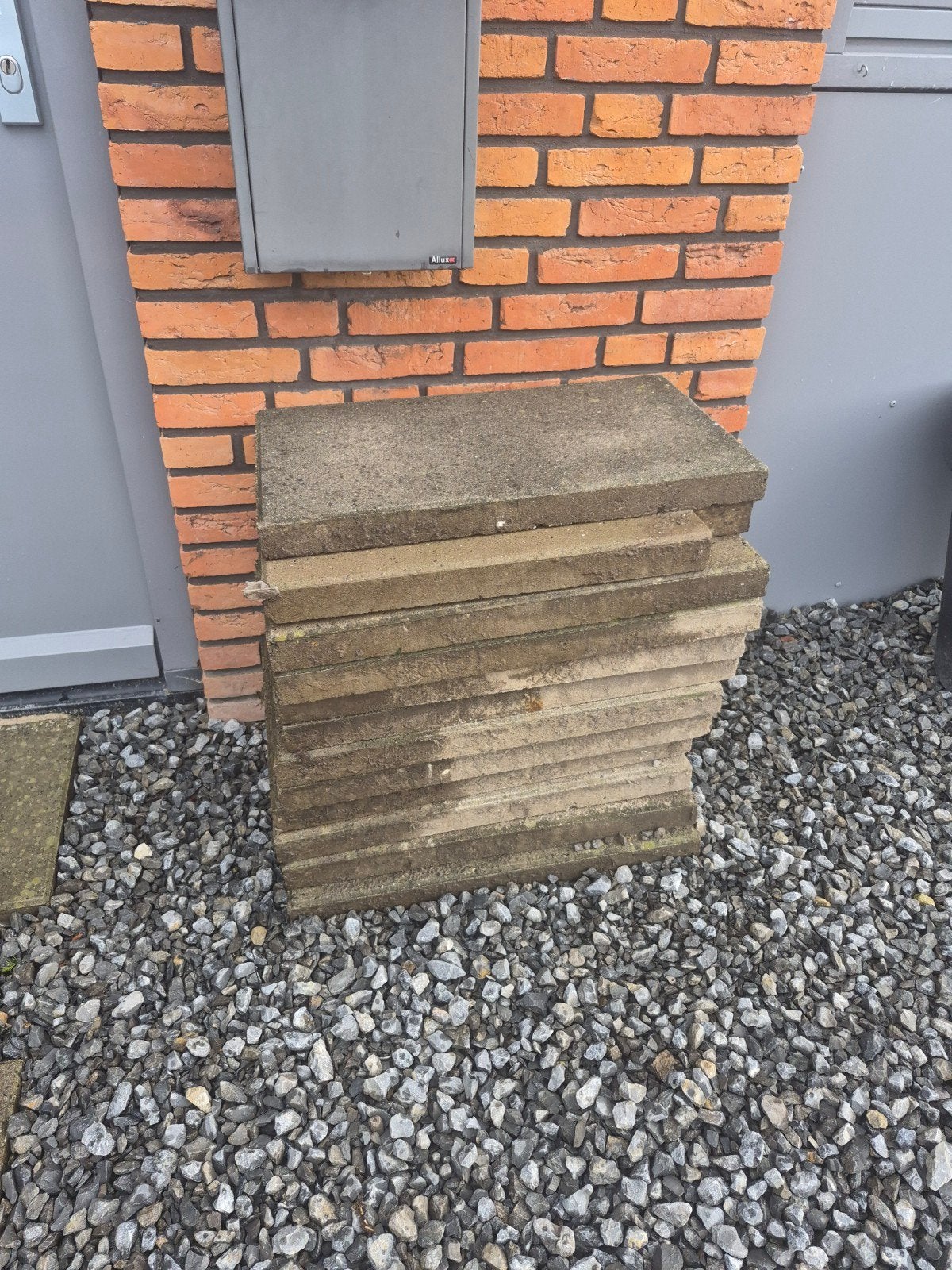 40x60 tegels, Ophalen, Gebruikt, Beton, Terrastegels