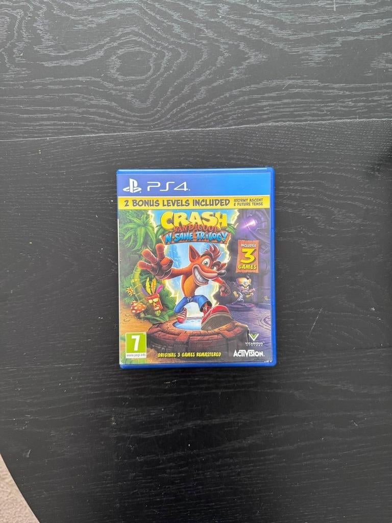 Crash Bandicoot N. Sane Trilogy PS4 - Remastered, Spelcomputers en Games, 1 speler, Ophalen of Verzenden, Zo goed als nieuw, Platform