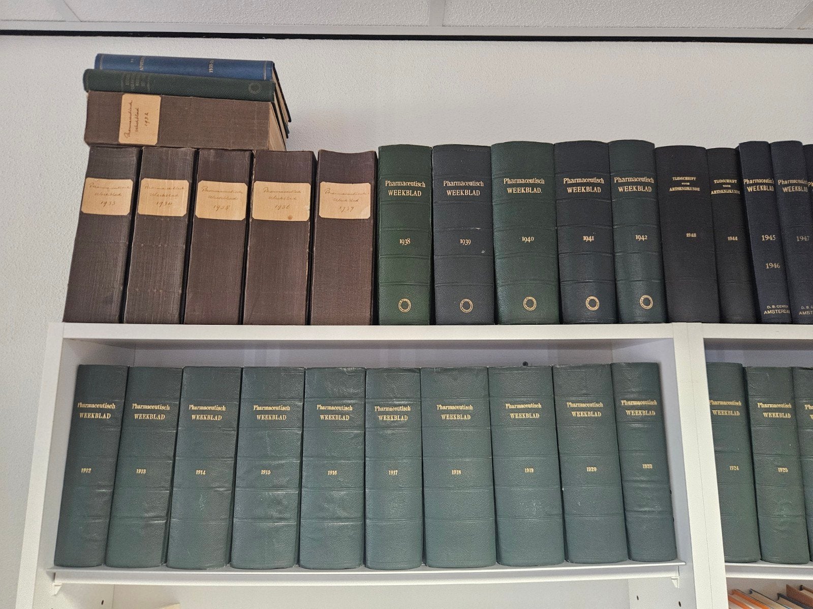 Farmaceutisch Weekblad Jaargangen 1912-1988, Boeken, Ophalen, Gelezen, Wetenschap en Natuur