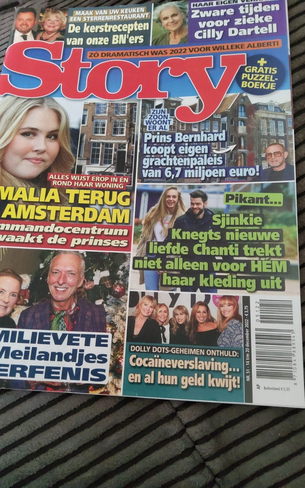 Story Magazine - Editie 51-52 2022 - Amalia & Dolly Dots, Verzenden, Nieuw, Gossip of Showbizz