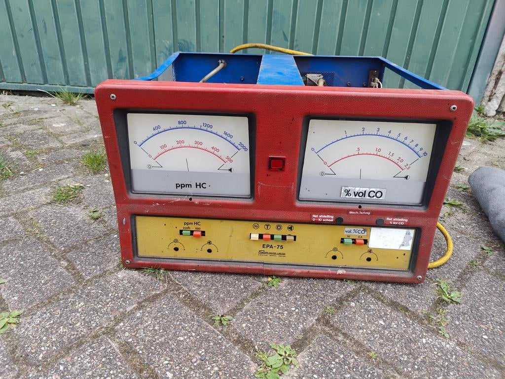 Sun Tester EPA-75 Uitlaatgastester, Ophalen, Gebruikt, Universele onderdelen