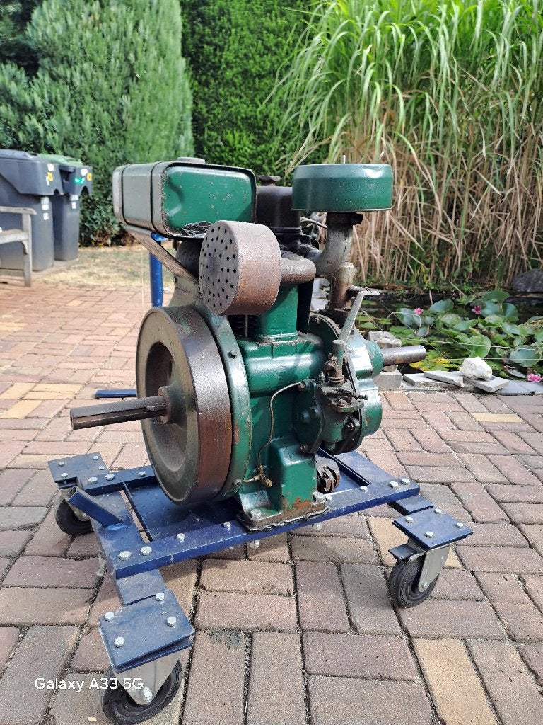 Petter PAZ1 stationaire dieselmotor, Ophalen, Gebruikt, Dieselmotor