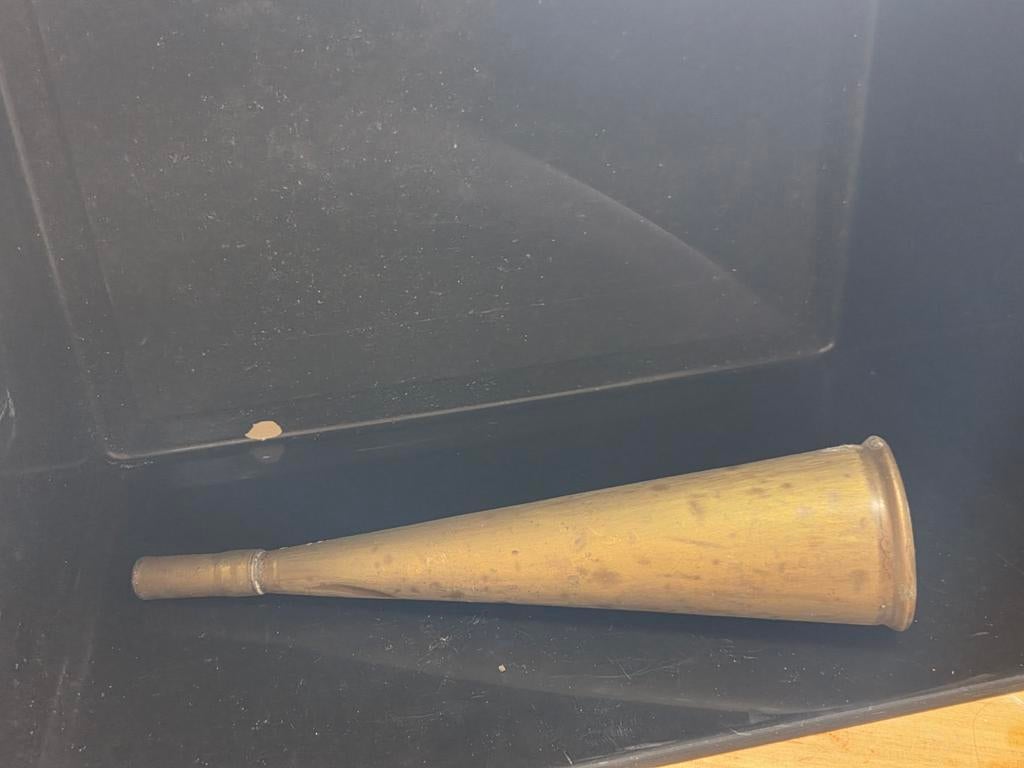 Vintage Koperen Hoorn / Toeter, Ophalen of Verzenden, Koper